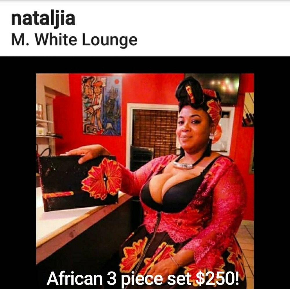 Couture Plus size 3 pc African Set
